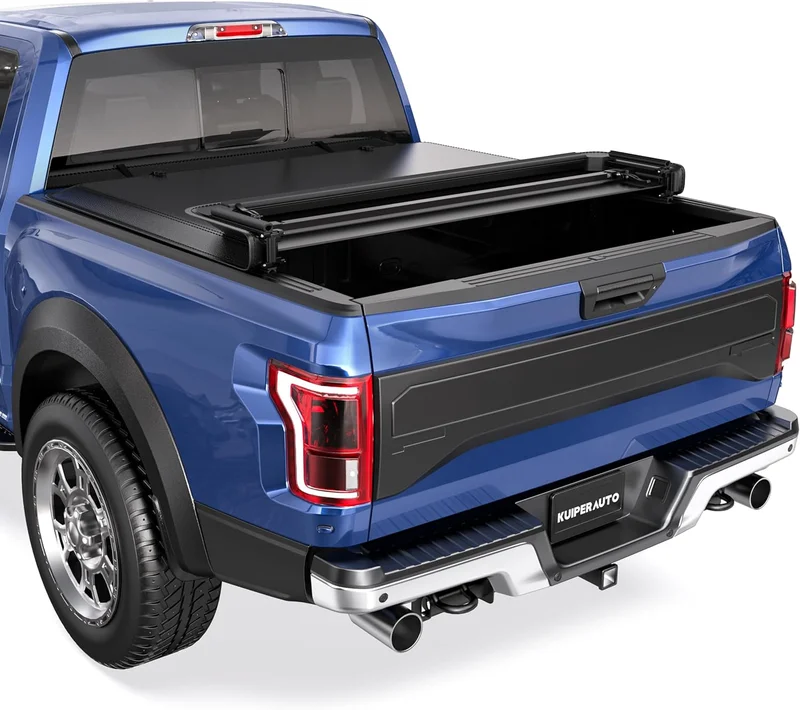 KuiperAuto Quad Soft Folding Truck Bed Cover - Rank 10 in Best Pickup Truck Bed Covers of 2025