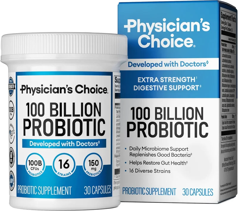 Physician's Choice Advanced Probiotic 100 Billion - Rank 8 in Best Probiotics For Men of 2025