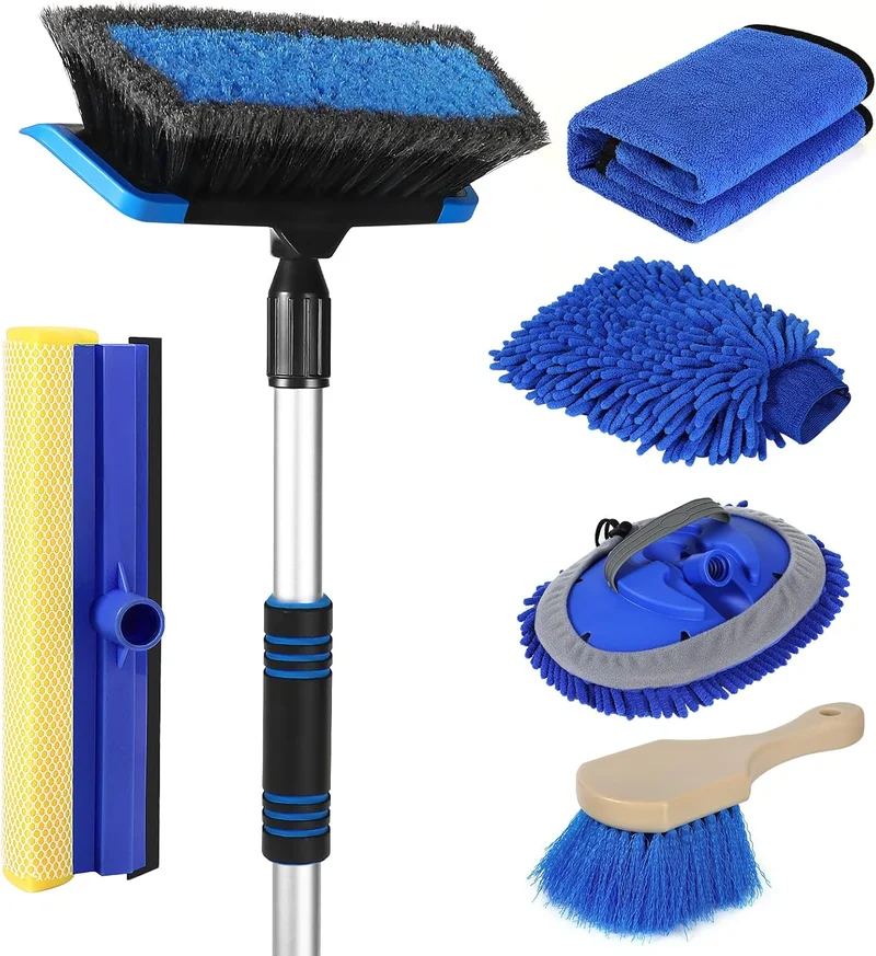 Wontolf Car Cleaning Brush Kit 62'' - Rank 7 in Best Auto Wash Kit of 2025