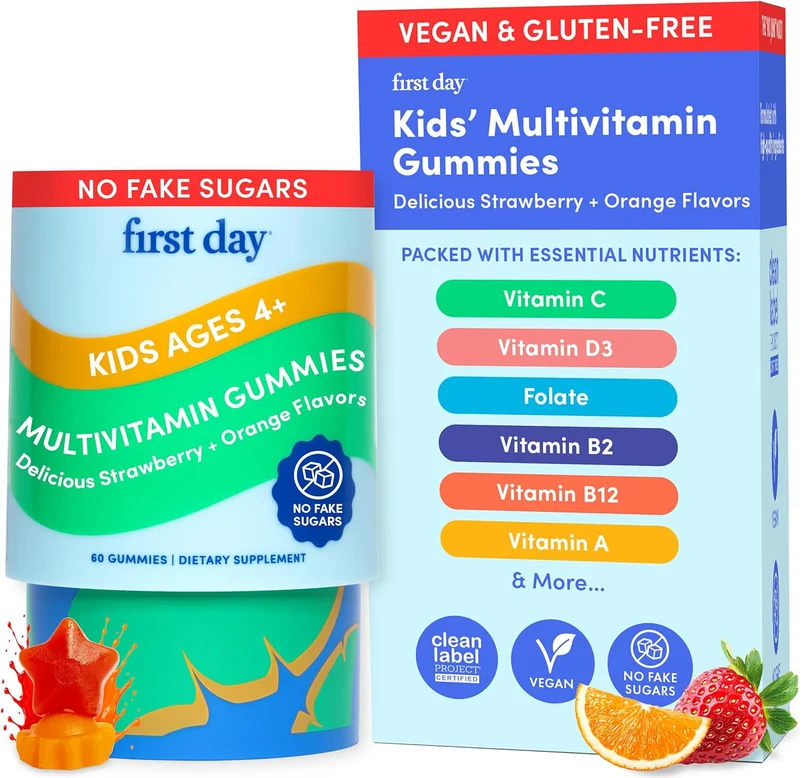 First Day Kids Daily Multivitamin Gummies - Rank 7 in Best Multivitamin For Kids of 2025
