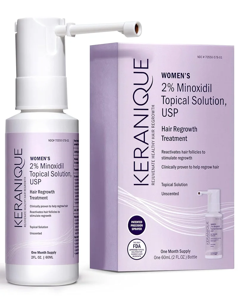 Keranique Hair Regrowth Treatment for Women - Rank 4 in Best Keratin Hair Treatment of 2025
