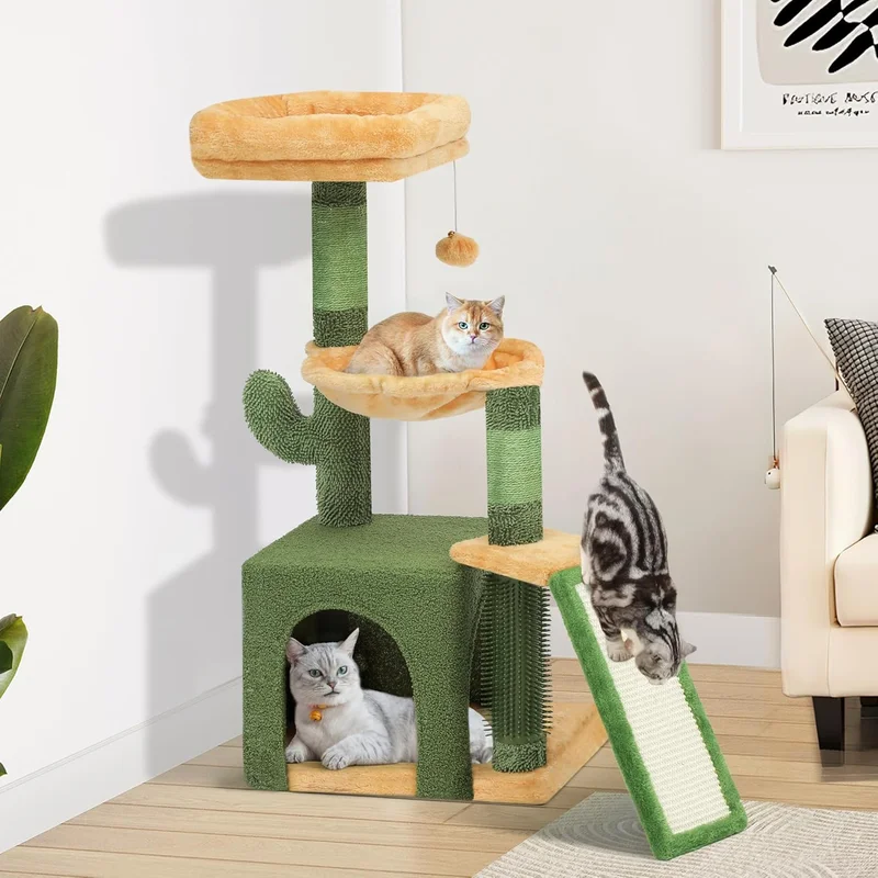 YITAHOME Cactus Cat Tree Tower 37in - Rank 8 in Best Cat Tower of 2025