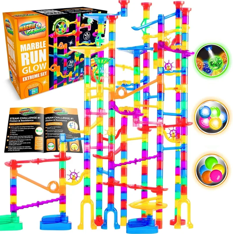 Marble Genius Glow Run Race Track Set - Rank 3 in Best Marble Runs of 2025