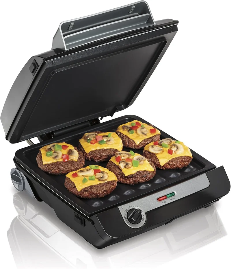 Hamilton Beach 4-in-1 Indoor Grill & Griddle - Rank 8 in Best Indoor Grills of 2025
