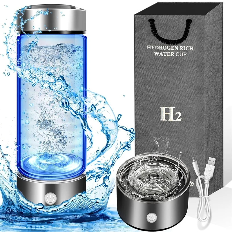 Sollume Hydrogen Water Bottle Generator, 14 Oz Rechargeable - Rank 7 in Best Sollume Hydrogen Water of 2025