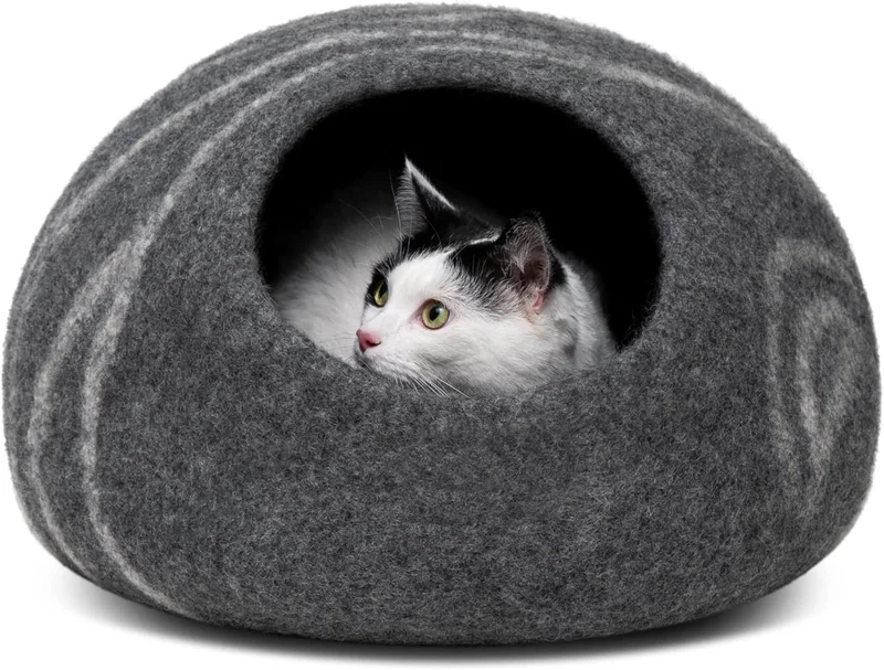 Meowfia Cat Cave Bed Dark Grey - Rank 6 in Best Cat Cave of 2025