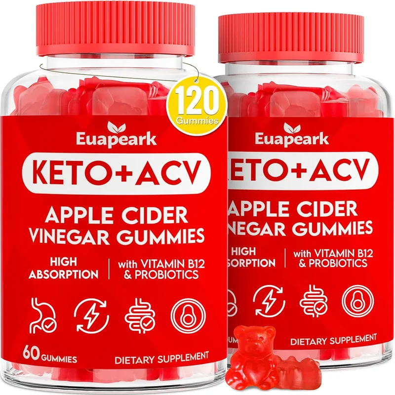 Euapeark Apple Cider Vinegar Gummies 2000mg - Rank 9 in Best Keto Acv Gummies of 2025
