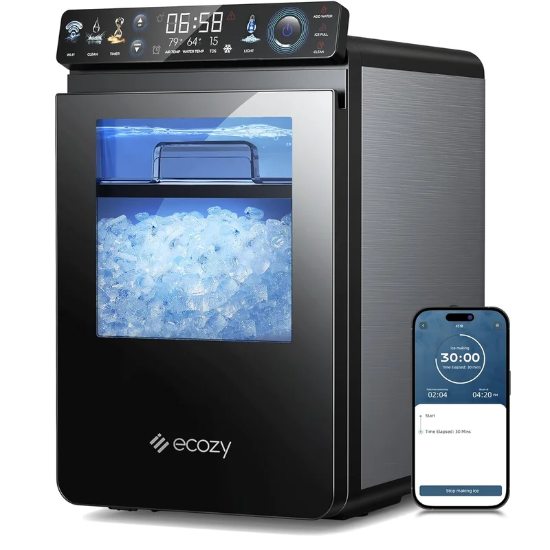 Ecozy Countertop Nugget Ice Maker - Rank 5 in Best Countertop Ice Machine of 2025