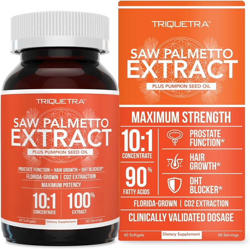 Saw Palmetto Extract with Pumpkin Seed Oil - Rank 8 in Best Saw Palmetto of 2025