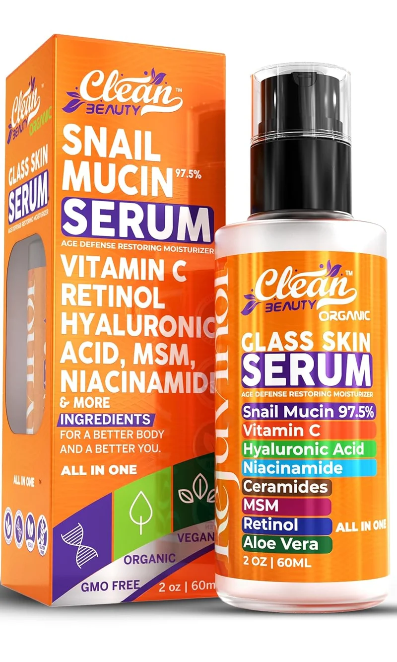 Snail Mucin Vitamin C Face Serum - Rank 10 in Best Snail Serum of 2025