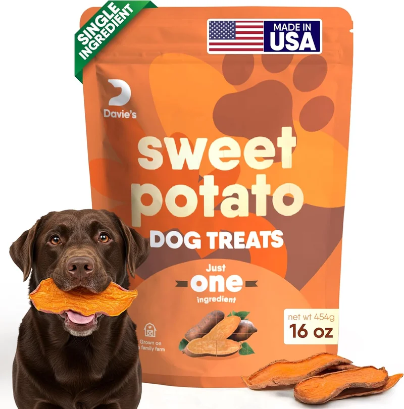 Davie's Sweet Potato Dog Treats - Rank 5 in Best Dog Treat of 2025