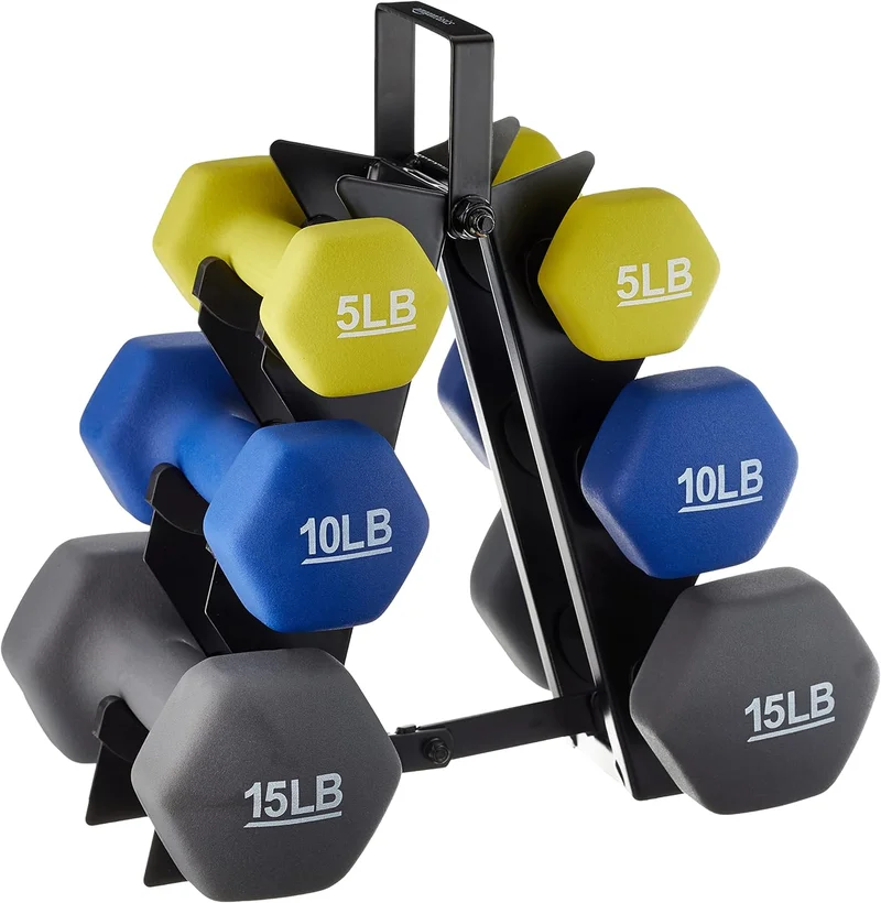 Amazon Basics Neoprene Dumbbell Set - Rank 10 in Best Weight Sets of 2025