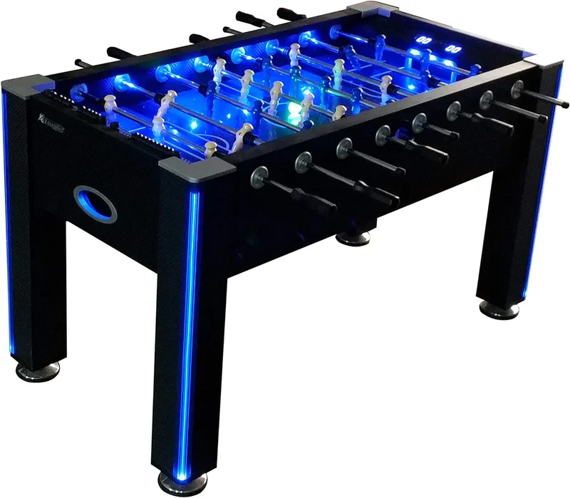 Atomic Azure LED Foosball Table 55 Inch - Rank 6 in Best Foosball Table of 2025