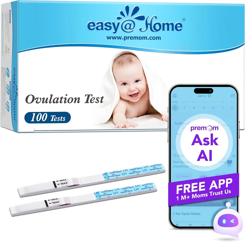 Easy Home Ovulation Test Strips 100 Pack - Rank 9 in Best Pregnancy Test of 2025