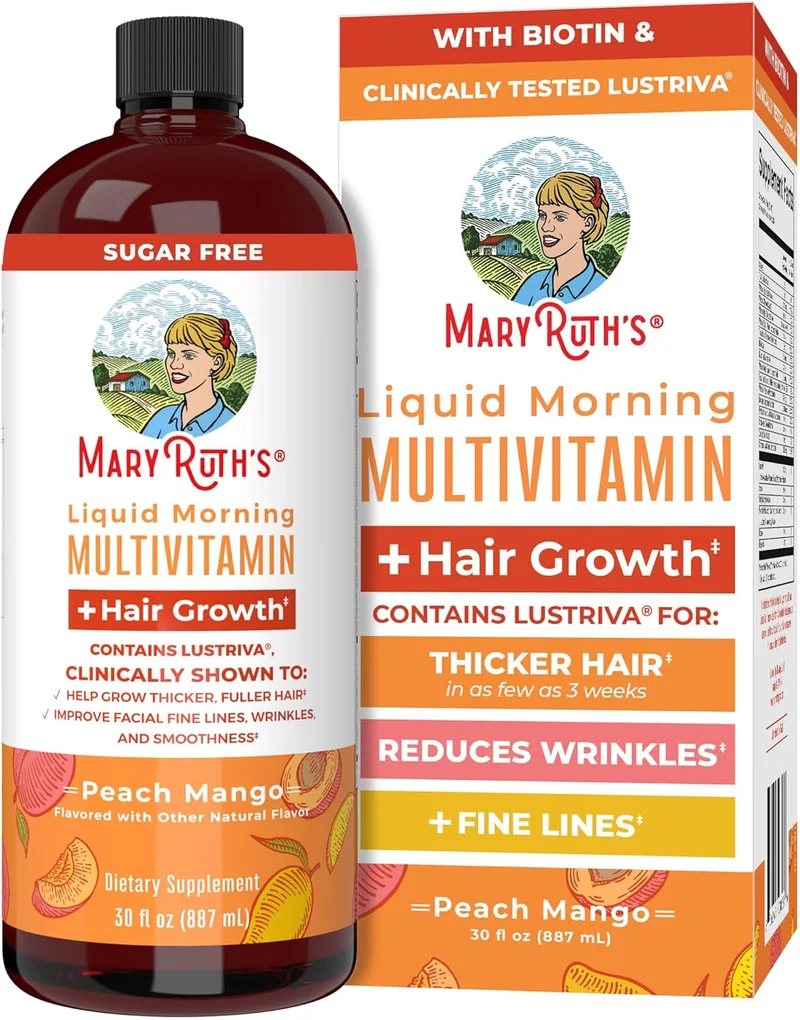 MaryRuth Organics Liquid Multivitamin Hair Growth - Rank 10 in Best Liquid Collagen of 2025