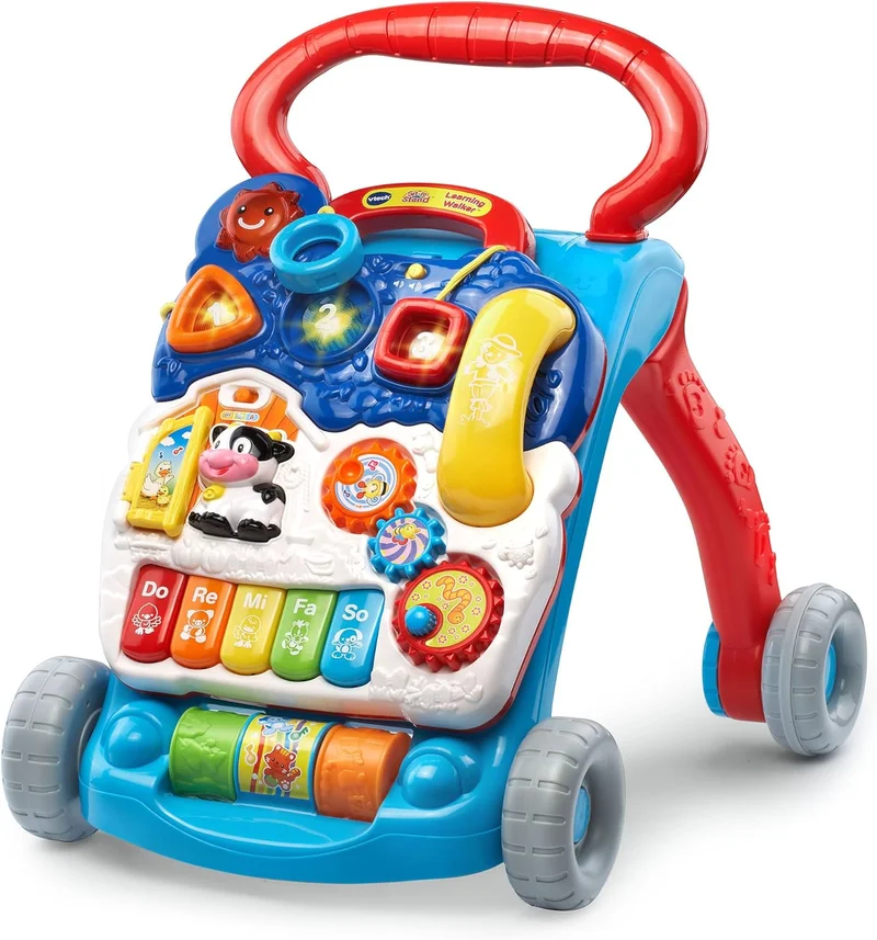 VTech Sit-To-Stand Learning Walker, Blue - Rank 10 in Best Baby Walkers of 2025