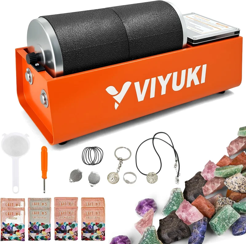VIYUKI 2024 Professional Rock Tumbler Kit - Rank 10 in Best Rock Tumblers of 2025