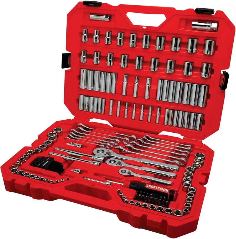 CRAFTSMAN 159 Piece Mechanics Tool Set CMMT12125 - Rank 2 in Best Socket Set of 2025