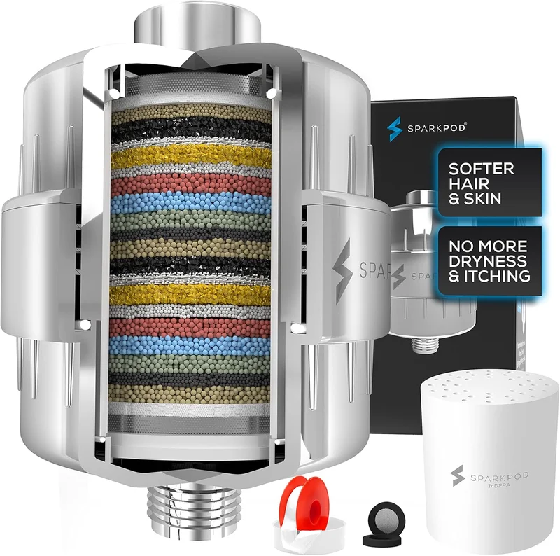 SparkPod 23 Stage Shower Head Filter - Rank 9 in Best Shower Purifier of 2025