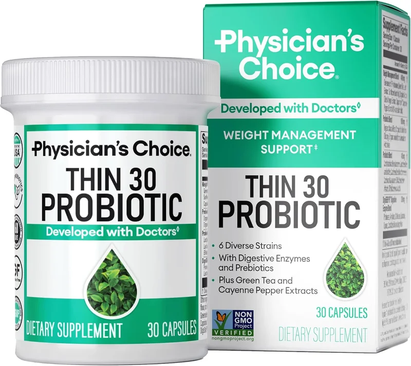 Physician's CHOICE Probiotics Weight Management & Bloating - Rank 7 in Best Probiotics of 2025