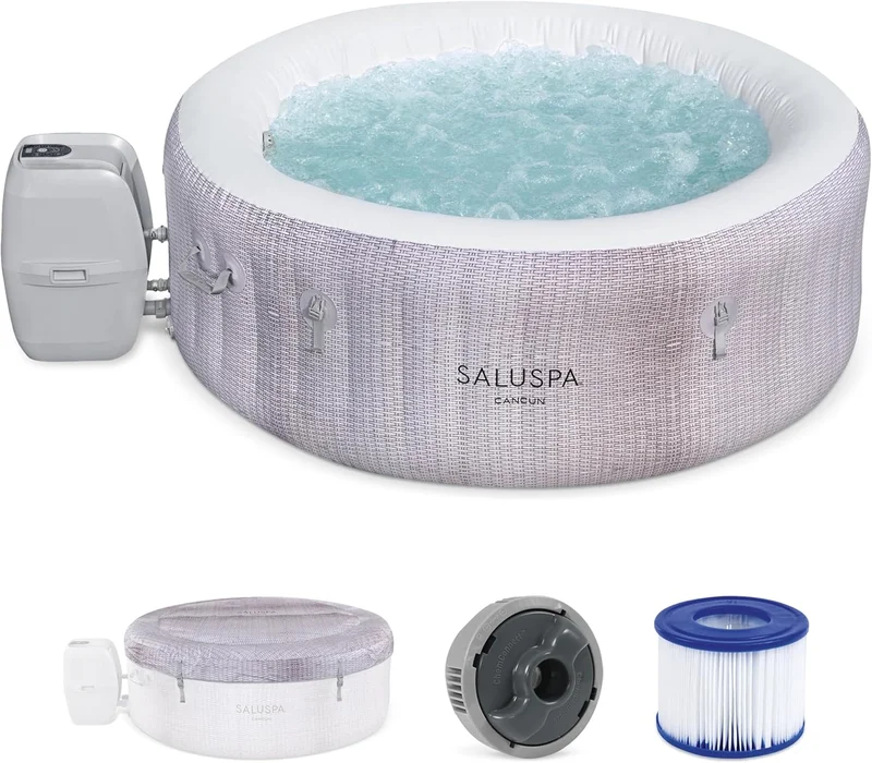 Bestway SaluSpa Cancun Inflatable Hot Tub - Rank 8 in Best Hot Tub of 2025