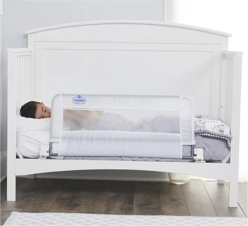 Regalo Swing Down Crib Rail - Rank 10 in Best Bed Rail For Kids of 2025