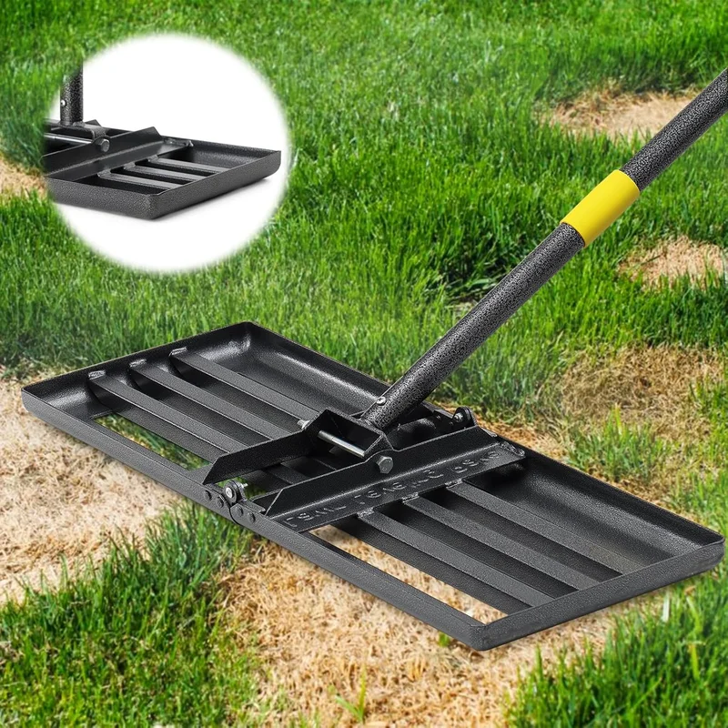 Lawn Leveling Rake with Adjustable Handle - Rank 6 in Best Compost Spreader of 2025