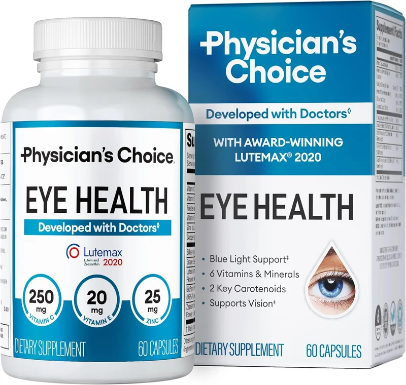 Physician's Choice Areds 2 Eye Vitamins - Rank 3 in Best Eye Vitamins of 2025