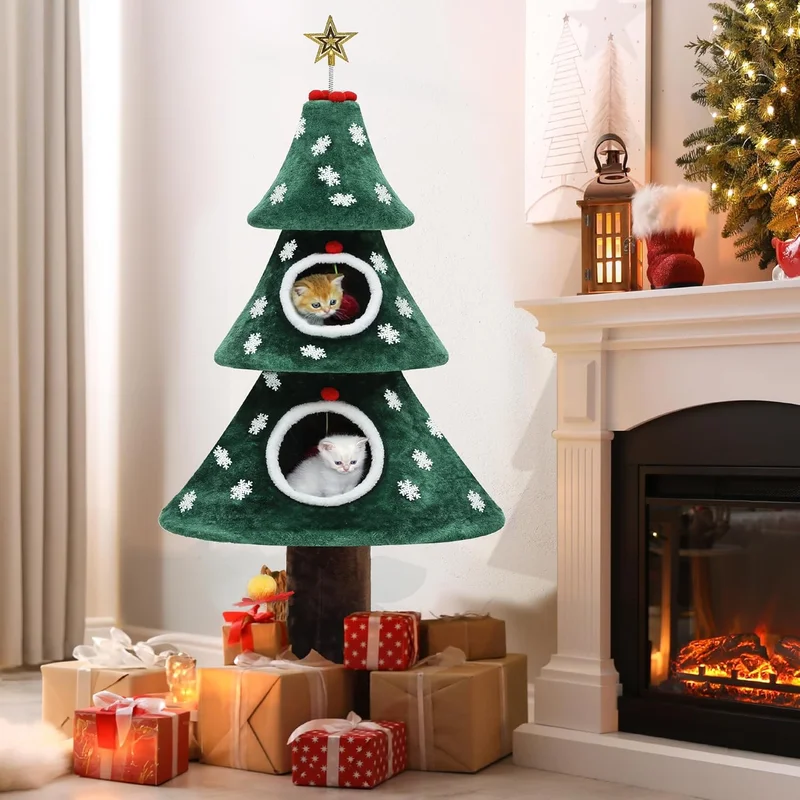 YITAHOME Christmas Cat Tree 52-Inch - Rank 3 in Best Cat Tree of 2025