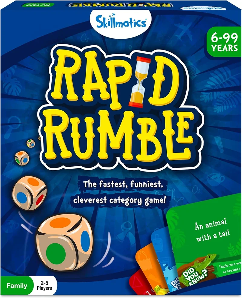 Skillmatics Rapid Rumble Board Game - Rank 4 in Best New Board Games of 2025
