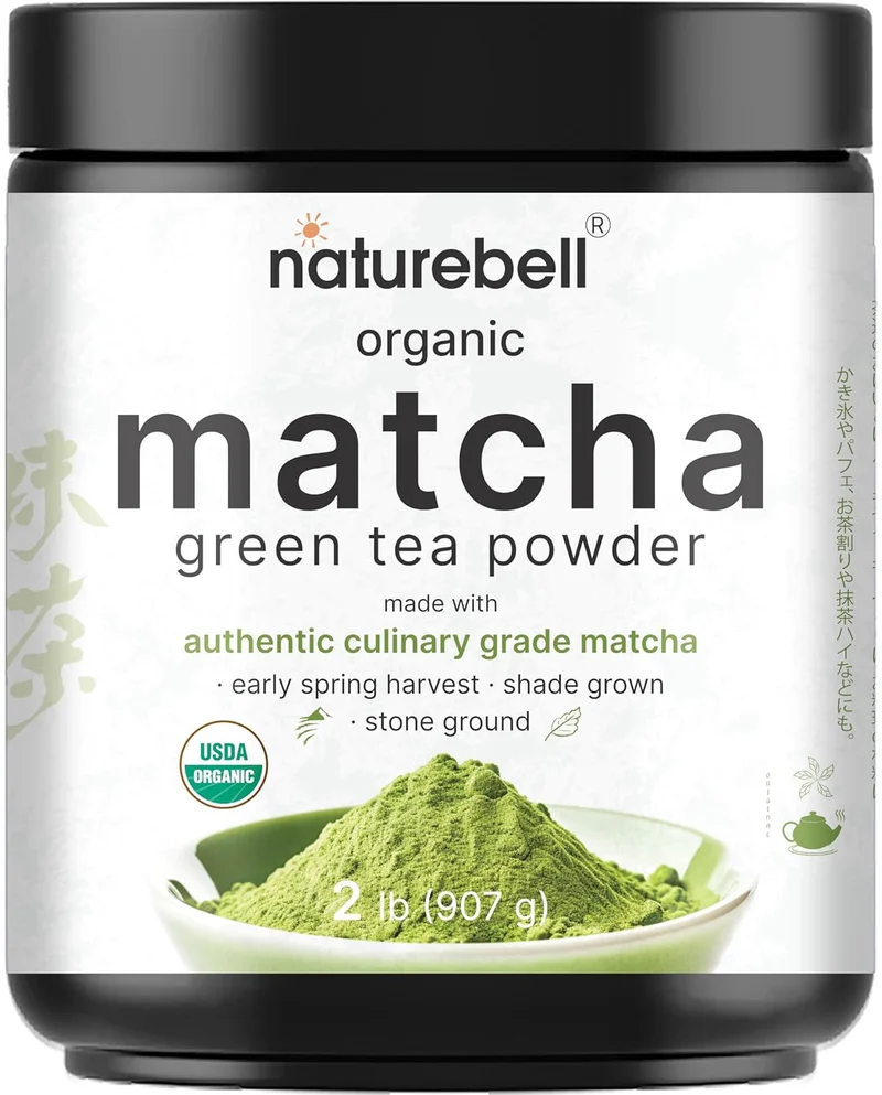 NatureBell Organic Matcha Green Tea Powder - Rank 6 in Best Matcha of 2025