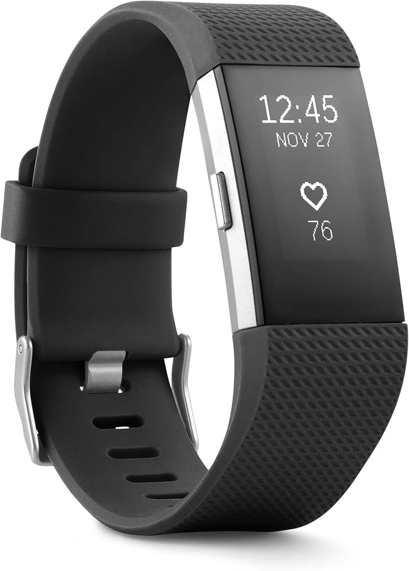 Fitbit Charge 2 Fitness Wristband, Black, Large - Rank 4 in Best Fitbit Charge of 2025