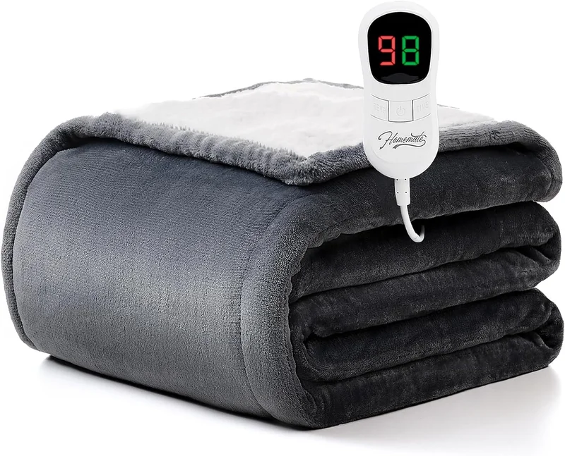 Homemate Electric Heated Blanket Throw - Rank 2 in Best Heated Blanket of 2025