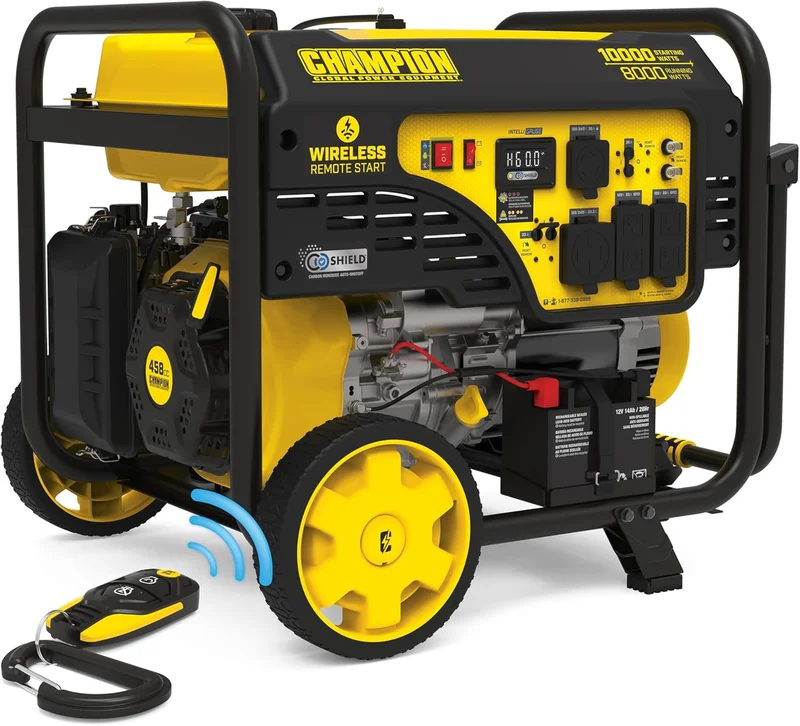 Champion Power Equipment 10,000-Watt Remote Start Generator - Rank 9 in Best 10000 Watt Generator of 2025