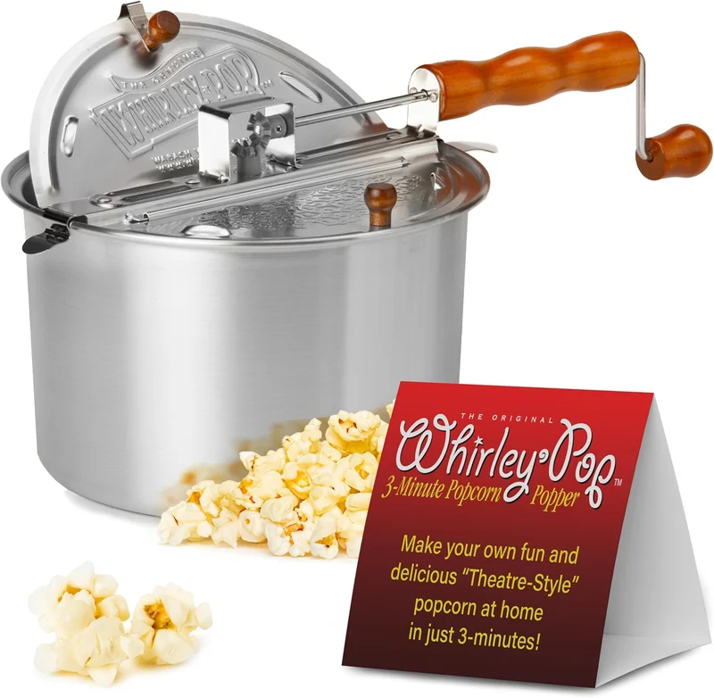 Whirley Pop Popcorn Maker by Wabash Valley Farms - Rank 9 in Best Popcorn Popper Machine of 2025