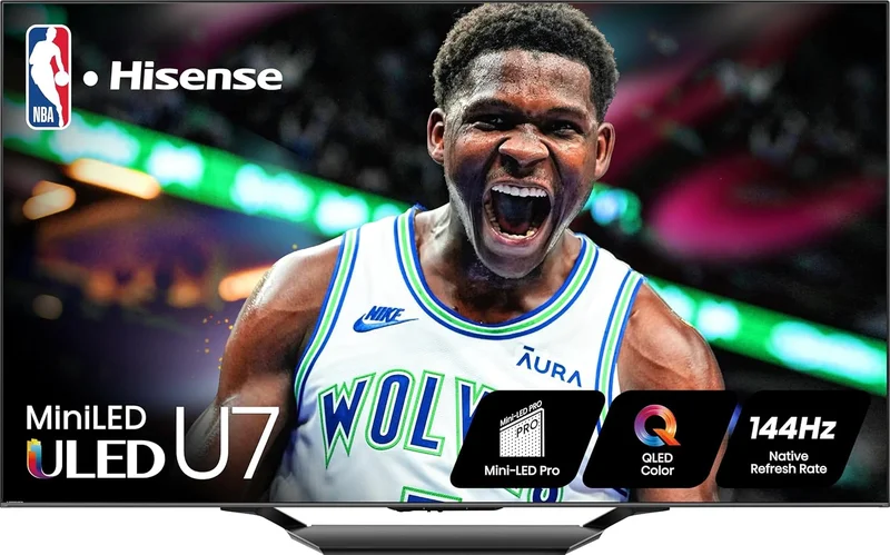 Hisense 85U7N 85-Inch 4K UHD Smart TV - Rank 6 in Best Hisense 85 Inch Tv of 2025