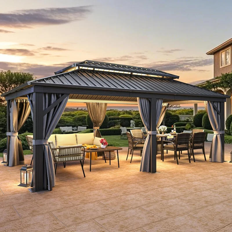 YITAHOME 12x20FT Hard Top Gazebo - Rank 6 in Best Metal Gazebo of 2025
