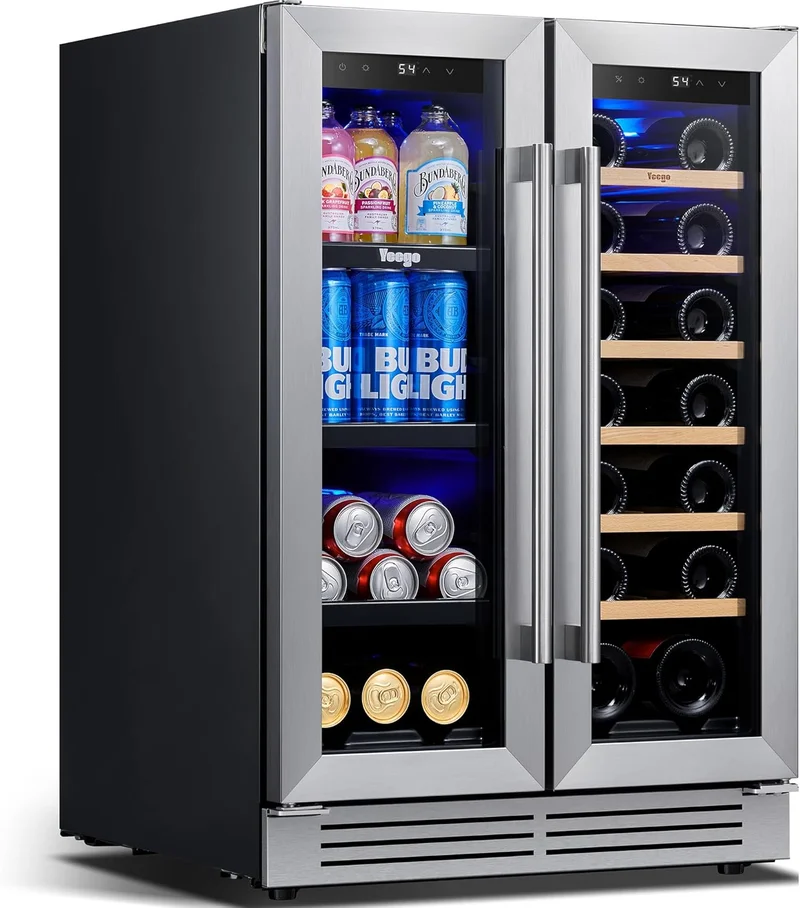 Yeego Dual Zone Wine and Beverage Cooler - Rank 3 in Best Beverage Center of 2025