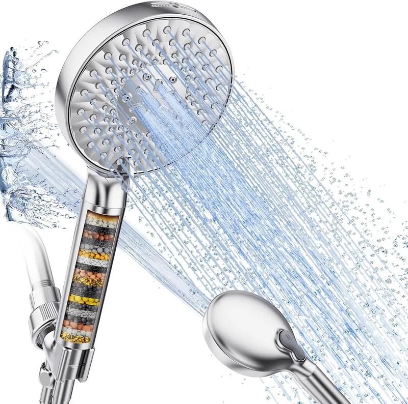 Filtered Handheld High Pressure Shower Head 9 Mode - Rank 4 in Best Shower Head of 2025