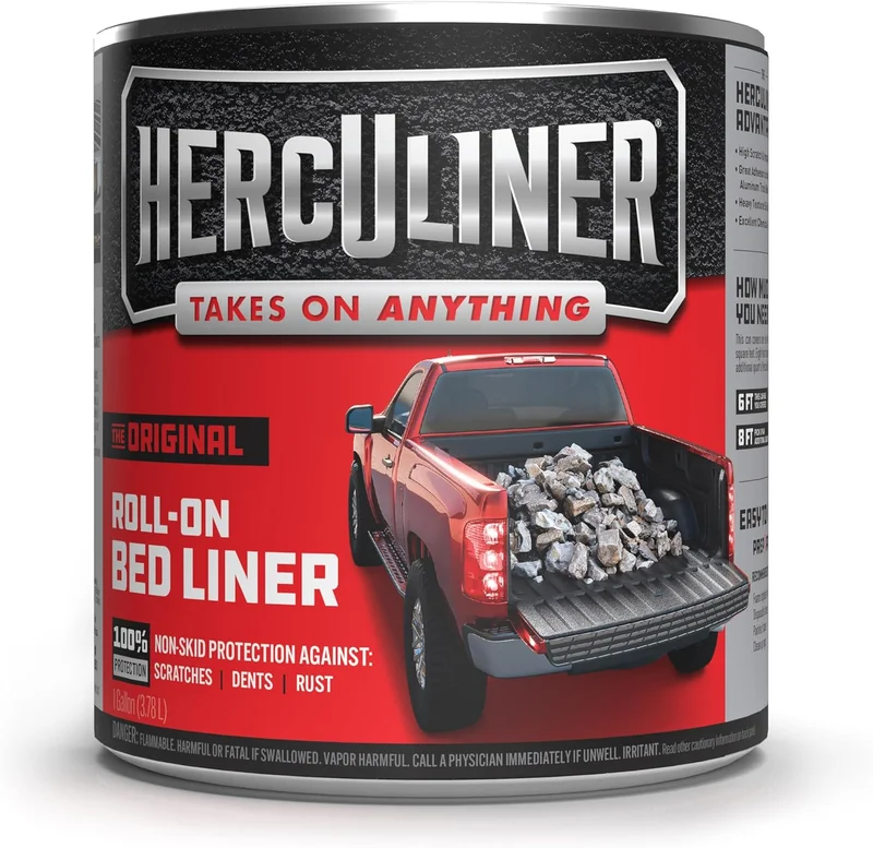 Herculiner Roll-On Truck Bed Liner - Rank 10 in Best Spray In Bed Liner of 2025