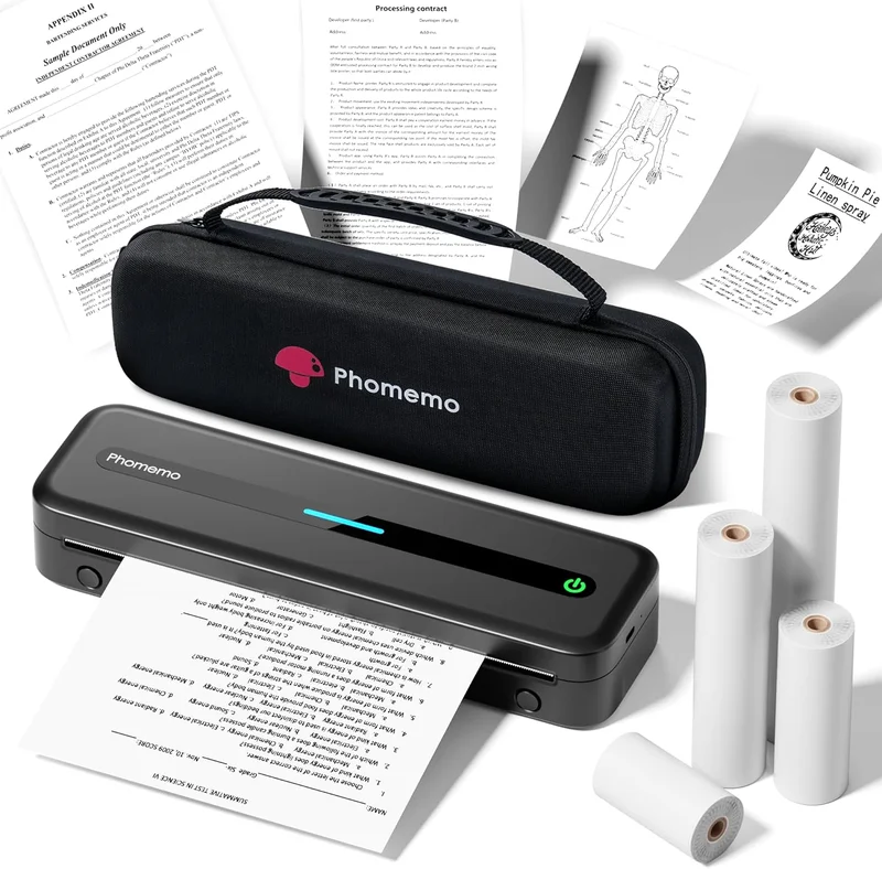 Phomemo M832 Bluetooth Inkless Portable Printer - Rank 10 in Best Phone Printer of 2025