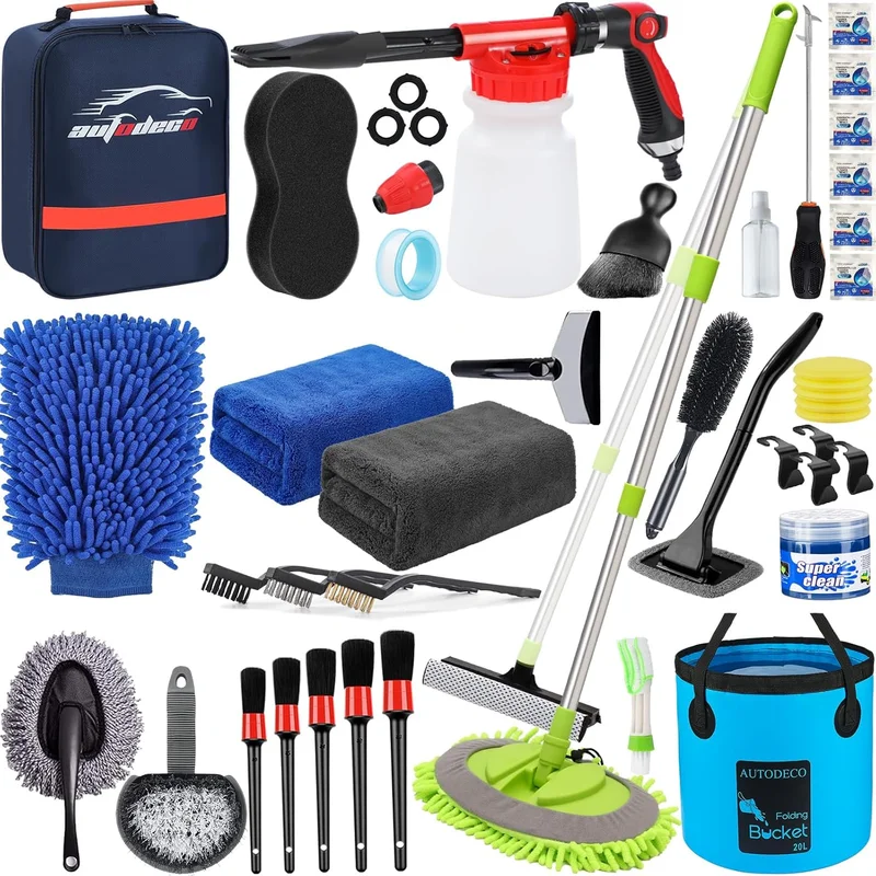 Autodeco Car Wash Detailing Kit - Rank 9 in Best Auto Wash Kit of 2025
