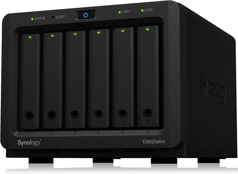 Synology DS620slim 6-Bay 2.5" NAS (Diskless) - Rank 3 in NAS of 2025