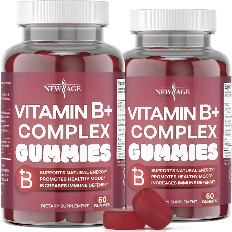 New Age Vitamin B Complex Gummies - Rank 3 in Best Vitamin B Gummies of 2025