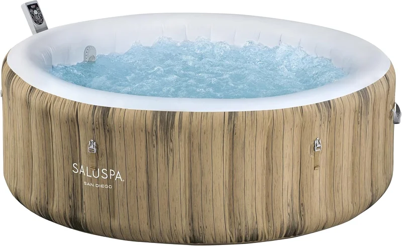 Bestway SaluSpa San Diego Inflatable Hot Tub - Rank 10 in Best Wood Hot Tub of 2025