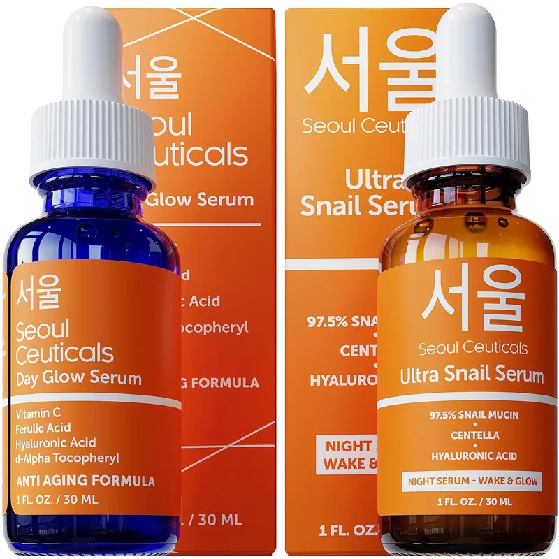 SeoulCeuticals Vitamin C & Snail Serum Set - Rank 6 in Best Snail Serum of 2025