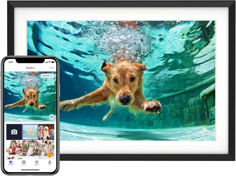 Euphro 10.1'' Digital Picture Frame with 32GB Storage - Rank 10 in Digital Picture Frames