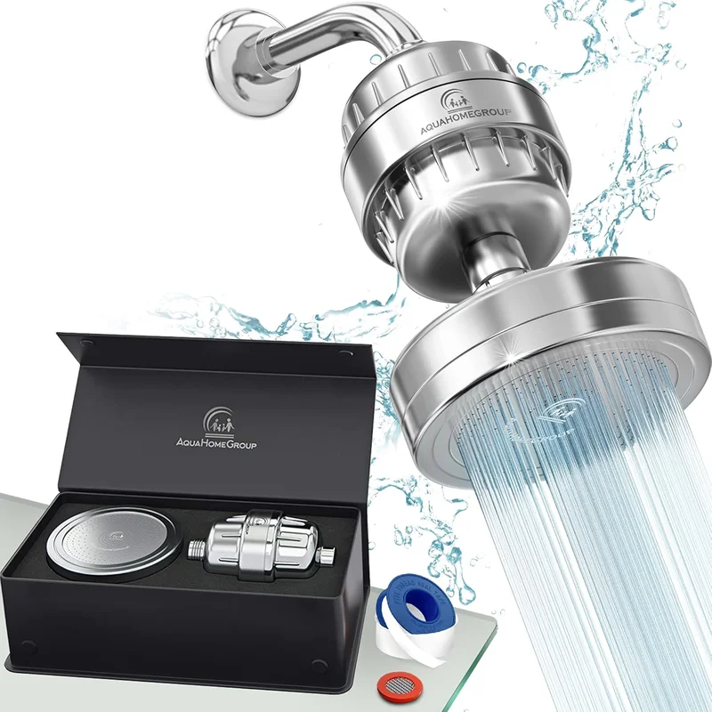 AquaHomeGroup Luxury Filtered Shower Head Set - Rank 9 in Best Shower Purifier Head of 2025