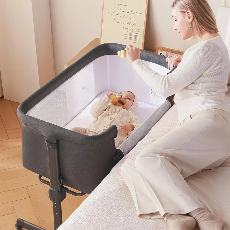 Larex Baby Bassinet 3-in-1 Bedside Sleeper - Rank 9 in Best Newborn Bassinet of 2025