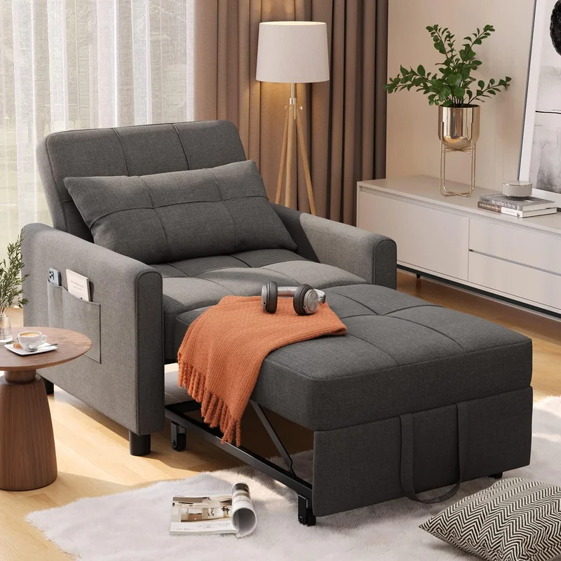 Noelse Convertible Futon Sofa Bed - Rank 10 in Best Reclining Bed of 2025